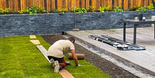 amenagement jardin pose terrasse bois rouen