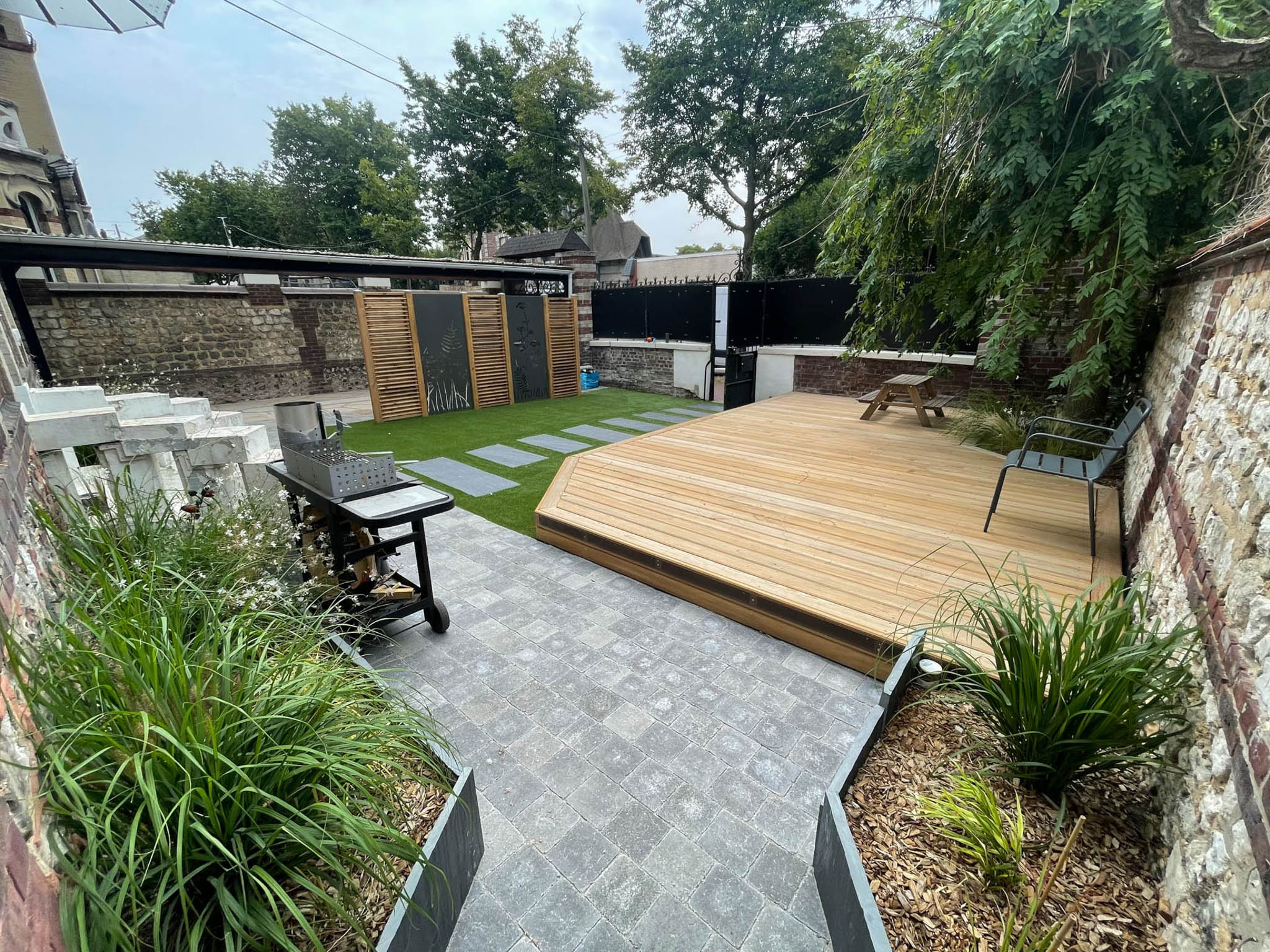 pose terrasse bois rouen